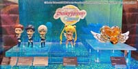 Figuarts mini Sailor Starlights i Eternal Sailor Moon oraz Proplica Eternal Moon Article