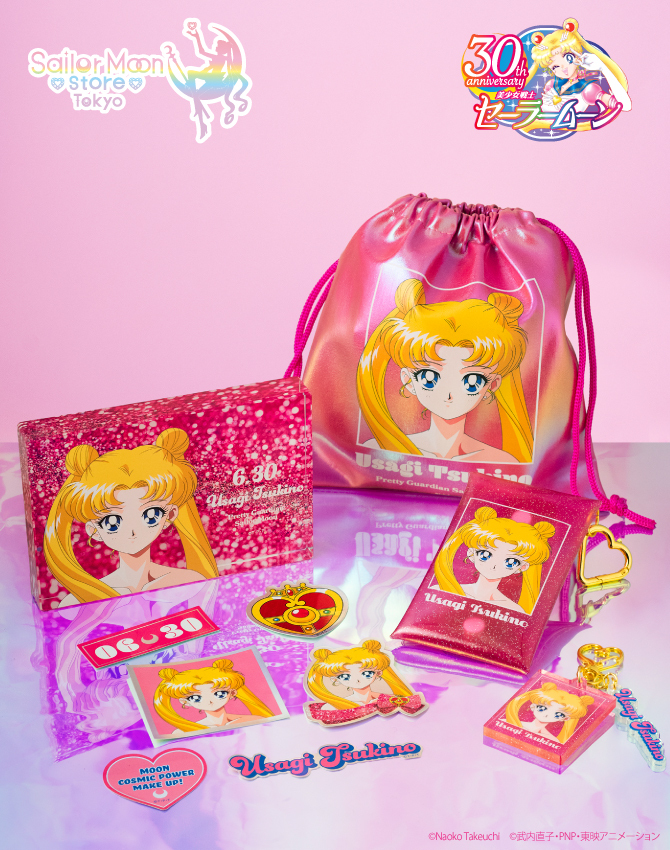 zebrane gadżety z okazji urodzin Usagi